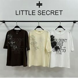 футболка жіноча 10433 white р.one size "Little Secret" недорого оптом від прямого постачальника