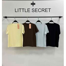 футболка жіноча 400706 brown р.S-M "Little Secret" недорого оптом від прямого постачальника