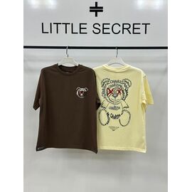Фотография Футболка мужская 500317 brown р.M-XL "Little Secret" недорого оптом от прямого поставщика