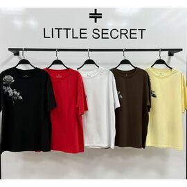 Фотография Футболка женская 600096 black р.one size "Little Secret" недорого оптом от прямого поставщика