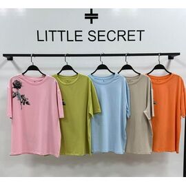 Фотография Футболка женская 600096 l.blue р.one size "Little Secret" недорого оптом от прямого поставщика