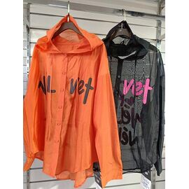 Сорочка жіноча літня 33973 orange р.one size "QU STYLE" недорого оптом від прямого постачальника
