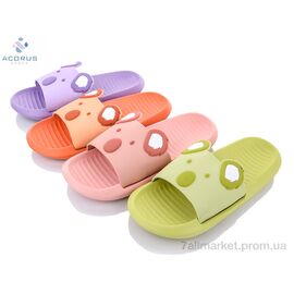 Шльопанці жіночі полегшені Літо 1214 mix (10 пар р.36-40) "Acorus" недорого оптом від прямого постачальника