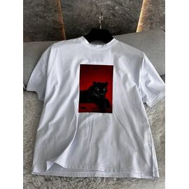 Фотография Футболка женская TR330 white р.one size "QU STYLE" недорого оптом от прямого поставщика