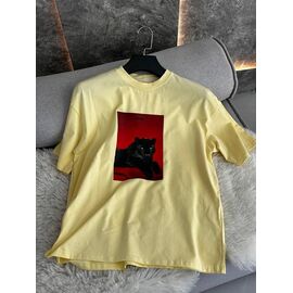 Фотография Футболка женская TR331 yellow р.one size "QU STYLE" недорого оптом от прямого поставщика