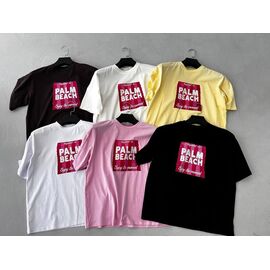 Фотография Футболка женская TR356 pink р.one size "QU STYLE" недорого оптом от прямого поставщика