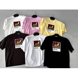 Фотография Футболка женская TR359 brown р.one size "QU STYLE" недорого оптом от прямого поставщика