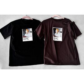 футболка жіноча TR421 brown р.one size "QU STYLE" недорого оптом від прямого постачальника