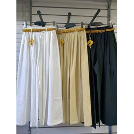 Фотография Штаны женские летние TR292 beige р.M-L "QU STYLE" недорого оптом от прямого поставщика