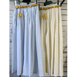 Фотография Штаны женские летние TR295 l.beige р.M-L "QU STYLE" недорого оптом от прямого поставщика