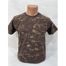 Футболка чоловіча SB1955 brown р.M-2XL "Sabihina" недорого оптом від прямого постачальника