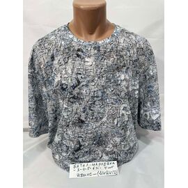 Футболка чоловіча SB1975 blue р.3XL-6XL "Sabihina" недорого оптом від прямого постачальника