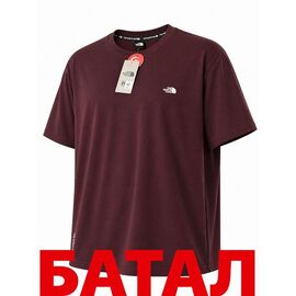 Фотография Футболка мужская 14335 wine р.2XL-6XL "Alex Clothes" недорого оптом от прямого поставщика