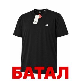 Фотография Футболка мужская 14354 black р.2XL-6XL "Alex Clothes" недорого оптом от прямого поставщика