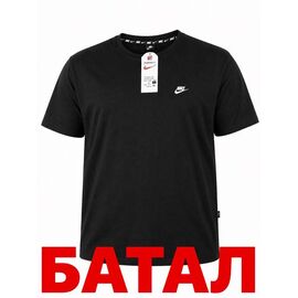 Фотография Футболка мужская 14362 black р.2XL-6XL "Alex Clothes" недорого оптом от прямого поставщика