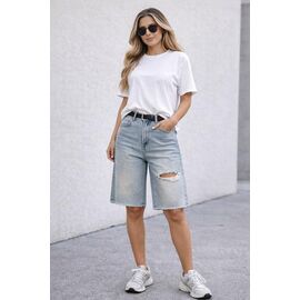 Фотография Бриджи женские 0617 l.blue р.S-2XL "X-Ray" недорого оптом от прямого поставщика