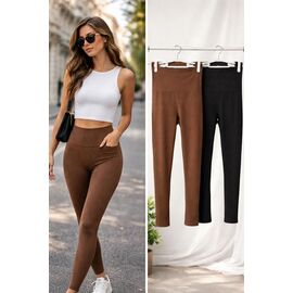 Фотография Лосины женские 288 brown р.S-L "X-Ray" недорого оптом от прямого поставщика