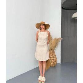 Жіночий сарафан 8332 beige р.S-L "X-Ray" недорого оптом від прямого постачальника