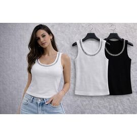 Фотография Майка женская 9701 white р.S-L "X-Ray" недорого оптом от прямого поставщика