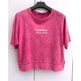 футболка жіноча XR863 pink р.S-L "X-Ray" недорого оптом від прямого постачальника