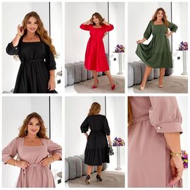 Сукня літня жіноча 589 beige р.L-2XL "Deliv" недорого оптом від прямого постачальника