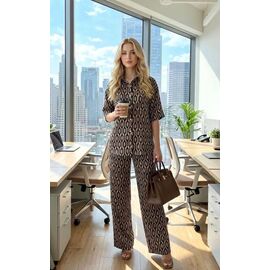 Костюм жіночий 612 d.beige р.M-XL "Deliv" недорого оптом від прямого постачальника