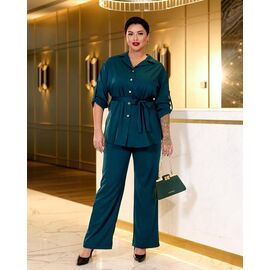 Костюм жіночий DV5 green р.48-58 "Deliv" недорого оптом від прямого постачальника
