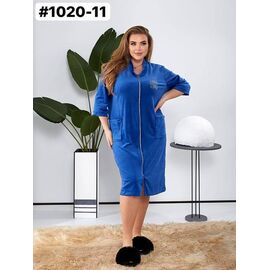 Халат жіночий 1020-11 blue р.50-64 "ZLATA" недорого оптом від прямого постачальника