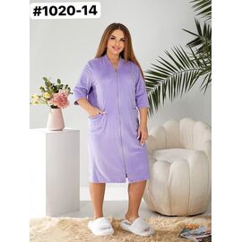 Халат жіночий 1020-14 lilac р.50-64 "ZLATA" недорого оптом від прямого постачальника