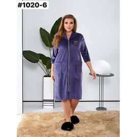 Халат жіночий 1020-6 purple р.50-64 "ZLATA" недорого оптом від прямого постачальника