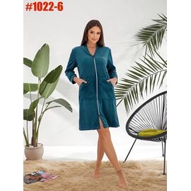 Халат жіночий 1022-6 d.green р.46-52 "ZLATA" недорого оптом від прямого постачальника