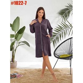 Халат жіночий 1022-7 brown р.46-52 "ZLATA" недорого оптом від прямого постачальника