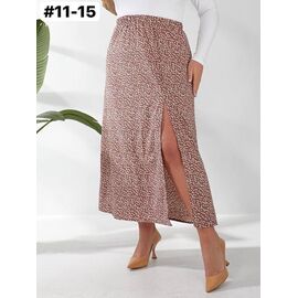 Спідниця жіноча 11-15 brown р.48-54 "ZLATA" недорого оптом від прямого постачальника