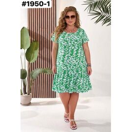 Сукня літня жіноча 1950-1 green р.50-56 "ZLATA" недорого оптом від прямого постачальника