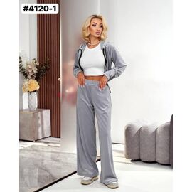 Костюм спортивний жіночий теплий 4120-1 grey р.44-50 "ZLATA" недорого оптом від прямого постачальника