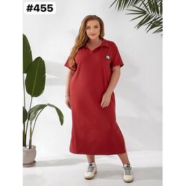 Сукня літня жіноча 455 red р.50-56 "ZLATA" недорого оптом від прямого постачальника