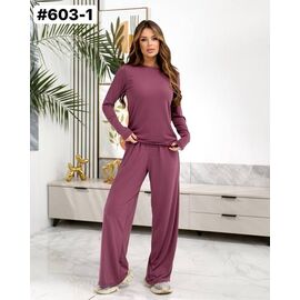 Костюм жіночий 603-1 wine р.46-52 "ZLATA" недорого оптом від прямого постачальника