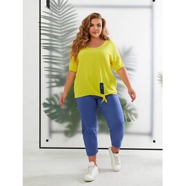 футболка жіноча BT265 yellow р.50-60 "ZLATA" недорого оптом від прямого постачальника