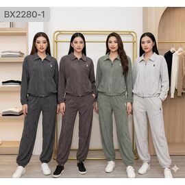 Костюм спортивний жіночий теплий 2280-1 mix р.one size "FLORA" недорого оптом від прямого постачальника