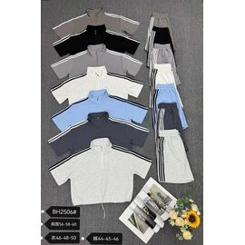 Костюм жіночий 2506 l.blue р.M-XL "FLORA" недорого оптом від прямого постачальника