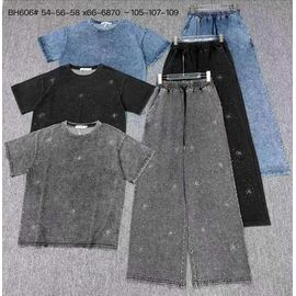 Костюм жіночий BH606 black р.M-XL "FLORA" недорого оптом від прямого постачальника