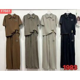 Костюм жіночий BX7661 black р.M-XL "FLORA" недорого оптом від прямого постачальника