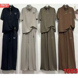 Костюм жіночий BX7672 khaki р.M-XL "FLORA" недорого оптом від прямого постачальника