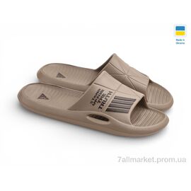 Фотография Шлепки мужские пляжные Лето Л141 бежевий (8 пар р.41-45) "Rai shoes" недорого оптом от прямого поставщика