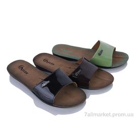 Фотография Шлепки женские облегченные Лето 260002-3 mix (60 пар р.36-41) "DeMur" недорого оптом от прямого поставщика