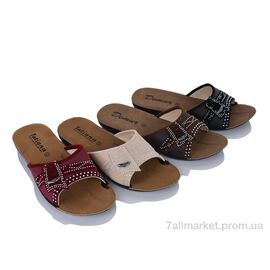 Фотография Шлепки женские облегченные Лето 260002-5 mix (60 пар р.36-41) "DeMur" недорого оптом от прямого поставщика