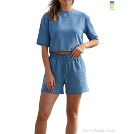 Фотография Женский костюм Лето 1249 блакитний (4 шт. р.сетка S-XL) "Margo" недорого оптом от прямого поставщика