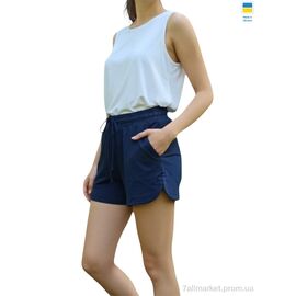 Фотография Шорты женские Лето 1246 синій (4 шт. р.сетка S-XL) "Margo" недорого оптом от прямого поставщика