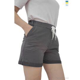 Фотография Шорты женские Лето 620 графіт (4 шт. р.сетка S-XL) "Sport style" недорого оптом от прямого поставщика