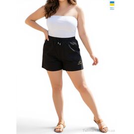 Фотография Шорты женские Лето 309-1 чорний (3 шт. р.сетка XL-3XL) "Sport style" недорого оптом от прямого поставщика